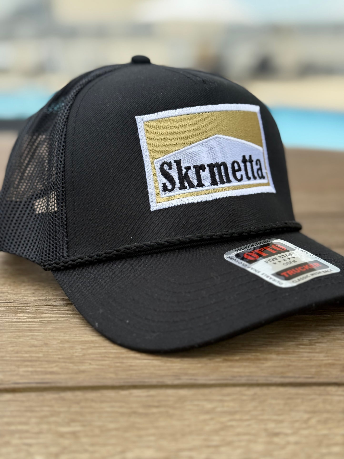 James Skrmetta "No Filter" Snapback Black Rope Hat