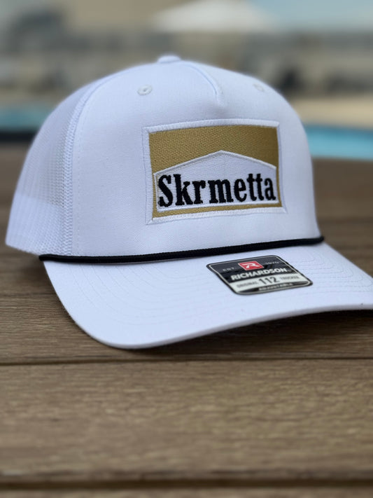 James Skrmetta "No Filter" Snapback White Rope Hat